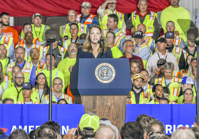 'Sitting on gold': President touts region's energy production in W. Pa. stop shell